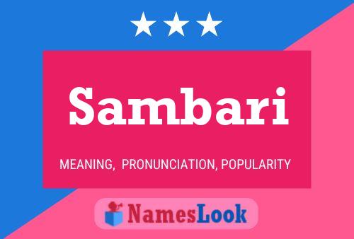 Sambari Namensposter