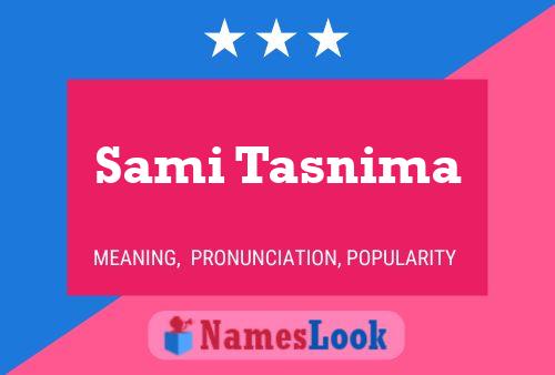 Sami Tasnima Namensposter