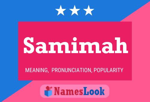 Samimah Namensposter