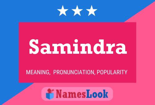 Samindra Namensposter