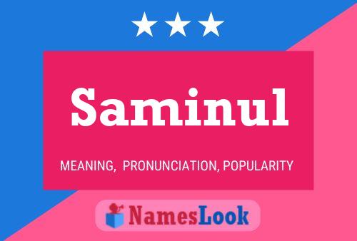 Saminul Namensposter