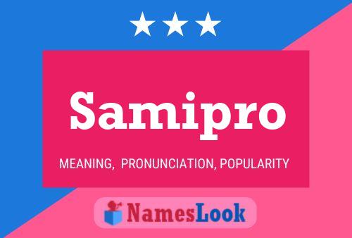 Samipro Namensposter