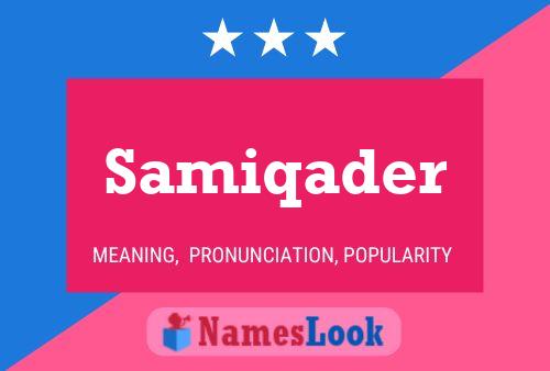 Samiqader Namensposter