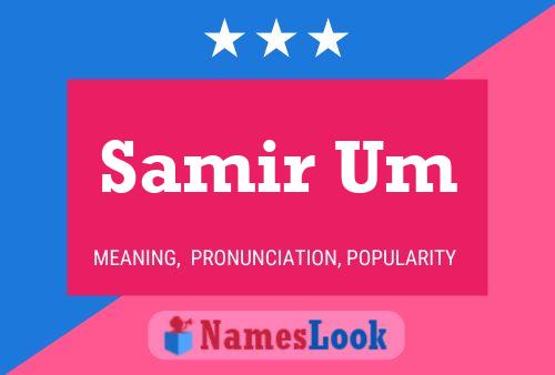 Samir Um Namensposter