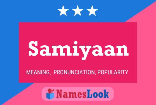 Samiyaan Namensposter