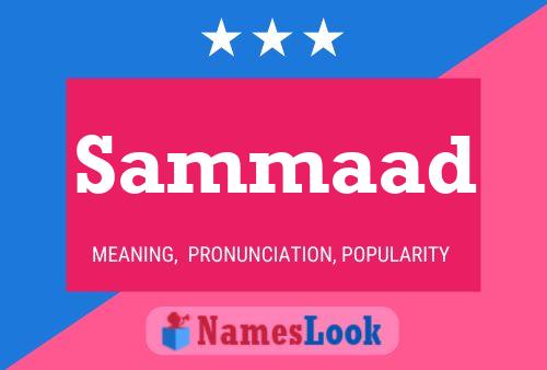 Sammaad Namensposter