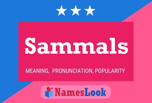 Sammals Namensposter