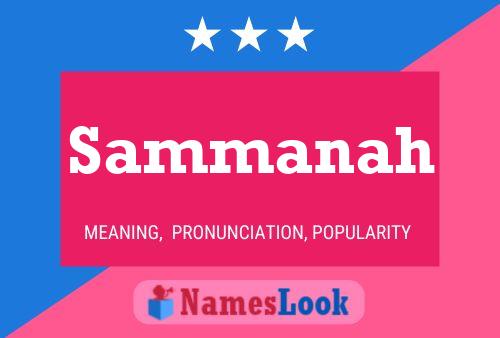 Sammanah Namensposter