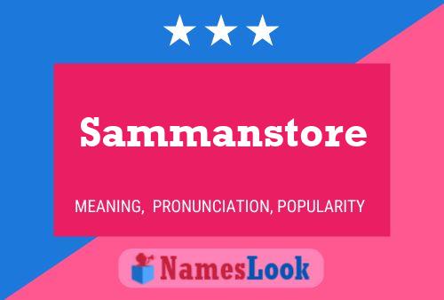 Sammanstore Namensposter