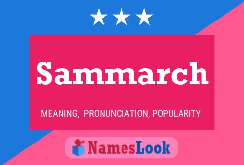 Sammarch Namensposter