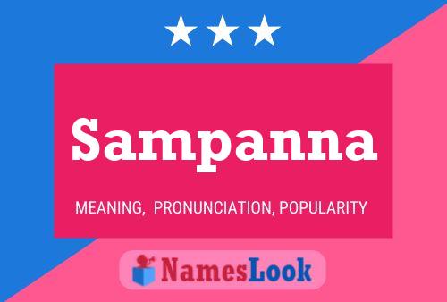 Sampanna Namensposter