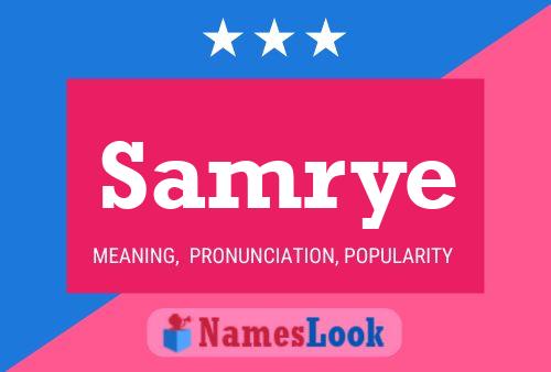 Samrye Namensposter