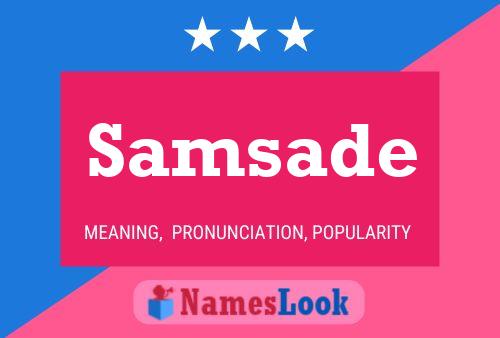 Samsade Namensposter