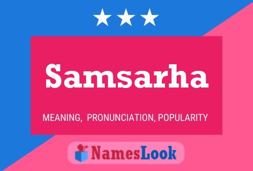 Samsarha Namensposter