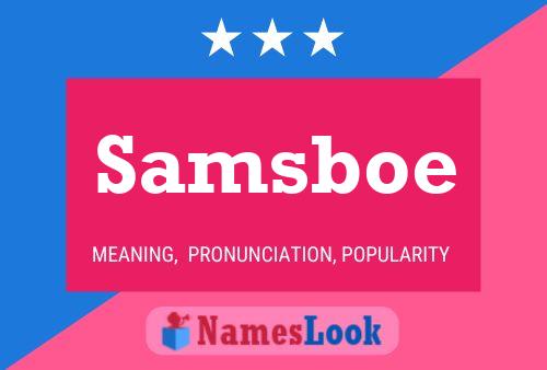 Samsboe Namensposter