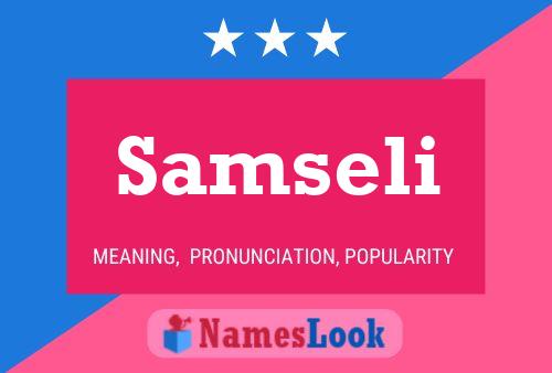 Samseli Namensposter