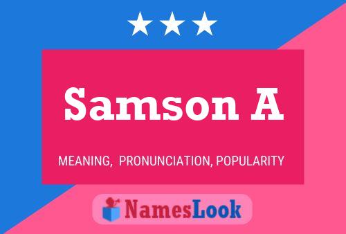 Samson A Namensposter