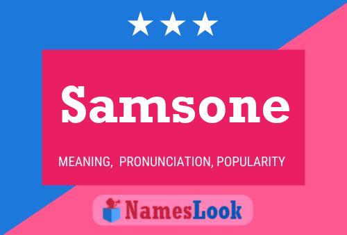 Samsone Namensposter