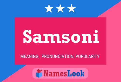 Samsoni Namensposter