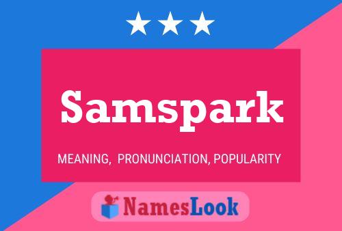 Samspark Namensposter