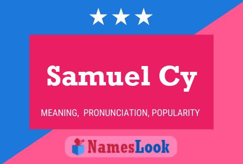 Samuel Cy Namensposter