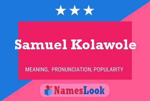 Samuel Kolawole Namensposter