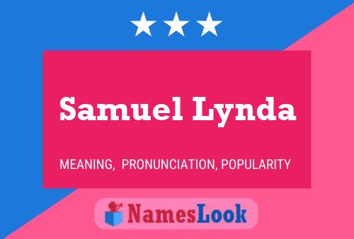 Samuel Lynda Namensposter