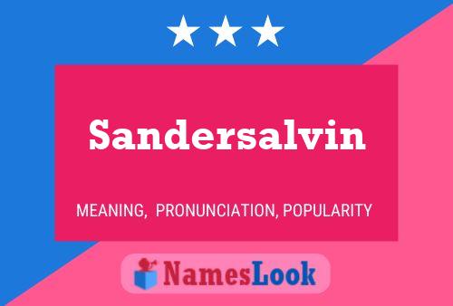 Sandersalvin Namensposter