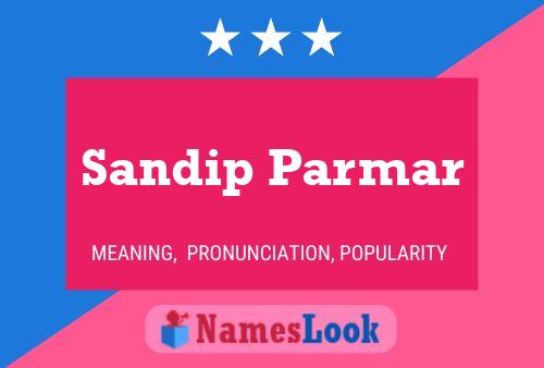 Sandip Parmar Namensposter