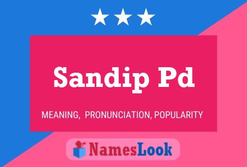 Sandip Pd Namensposter