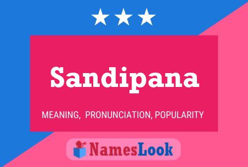 Sandipana Namensposter