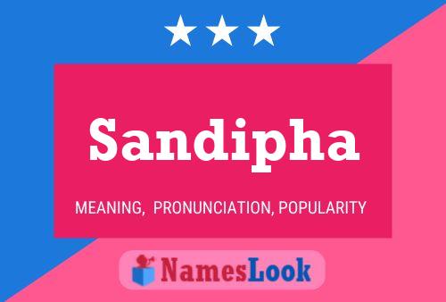 Sandipha Namensposter