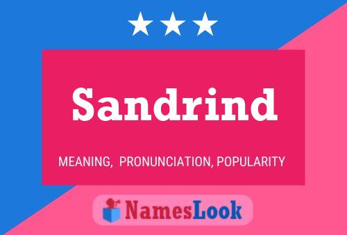 Sandrind Namensposter