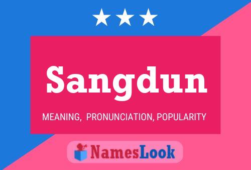 Sangdun Namensposter