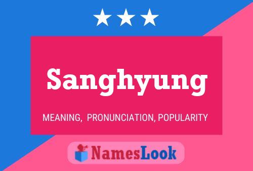 Sanghyung Namensposter