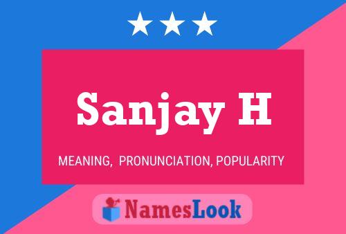 Sanjay H Namensposter