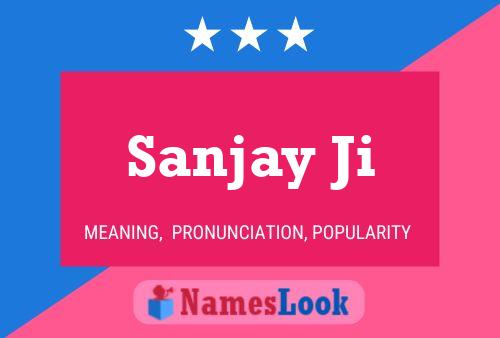 Sanjay Ji Namensposter