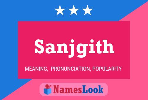 Sanjgith Namensposter