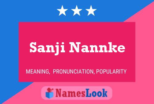 Sanji Nannke Namensposter