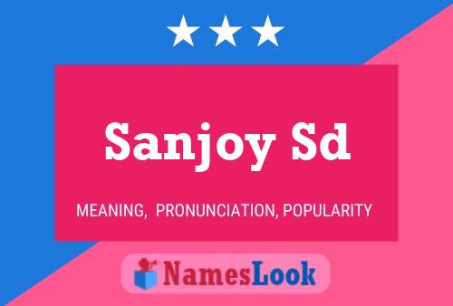 Sanjoy Sd Namensposter