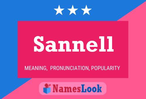 Sannell Namensposter