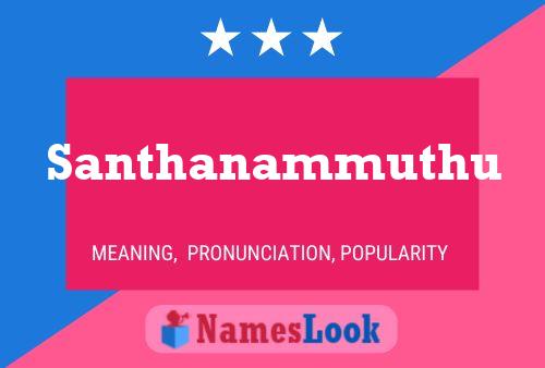 Santhanammuthu Namensposter