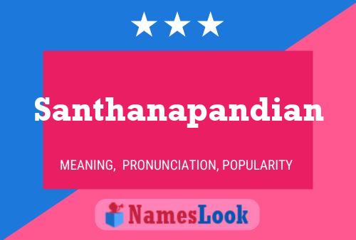 Santhanapandian Namensposter