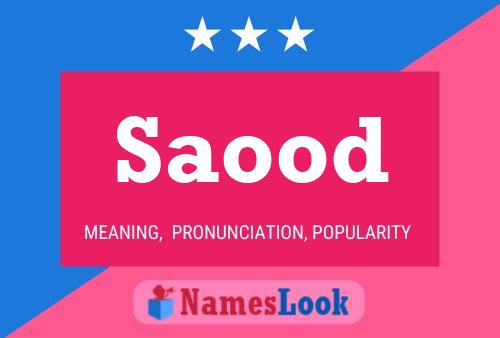 Saood Namensposter