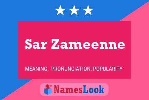 Sar Zameenne Namensposter