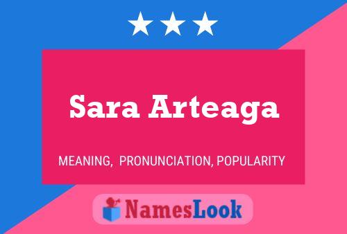 Sara Arteaga Namensposter