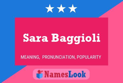 Sara Baggioli Namensposter