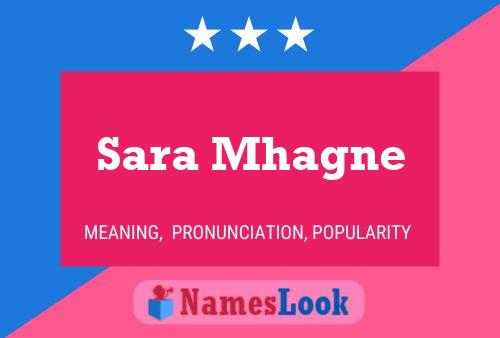 Sara Mhagne Namensposter