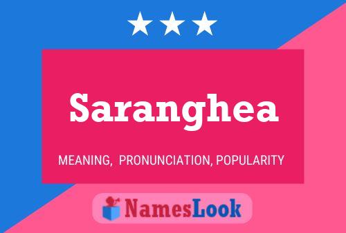 Saranghea Namensposter