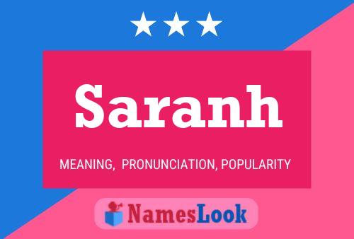 Saranh Namensposter